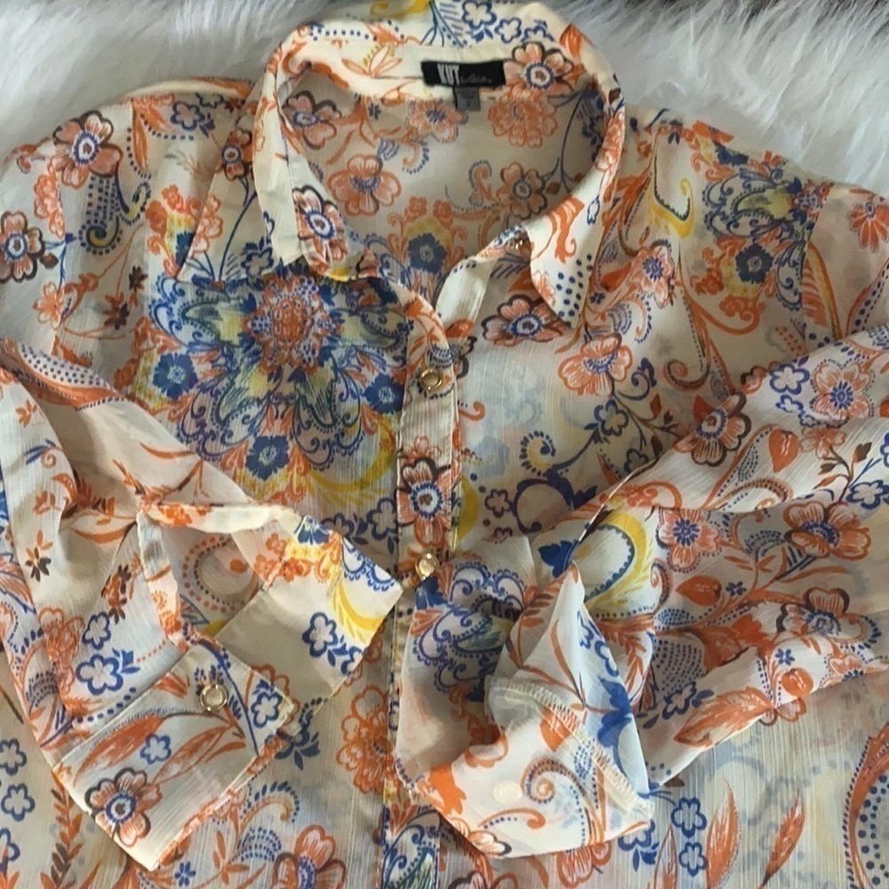 KUT long sleeves blouse sz:Small - Picture 6 of 9